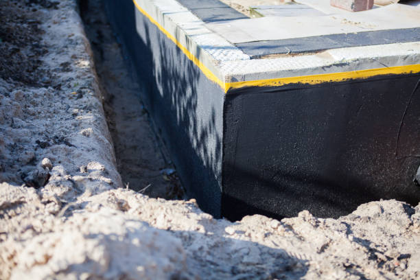Professional Waterproofing technician working in Winfield, IN